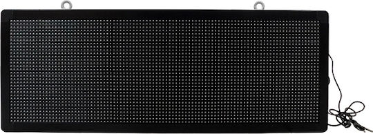 GloboStar Rolling LED Sign Double Sided Waterproof 104x40cm Red