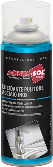 Ambro-Sol Καθαριστικό Inox Εστιών Spray 400ml