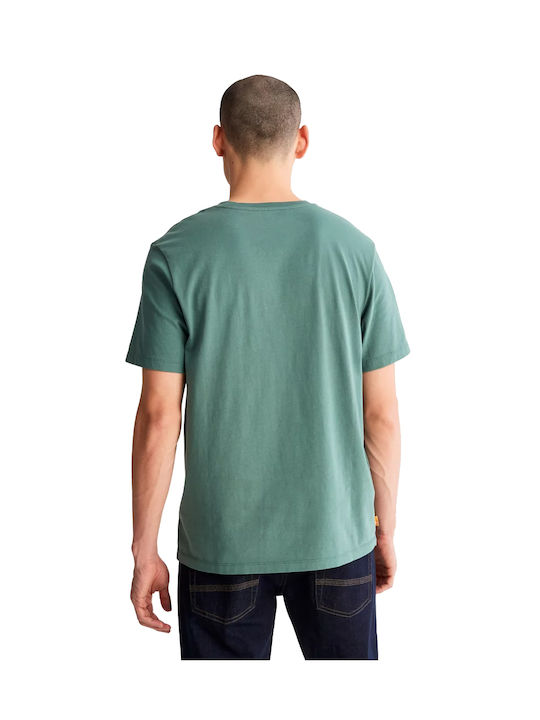 Timberland Herren T-Shirt Kurzarm Grün