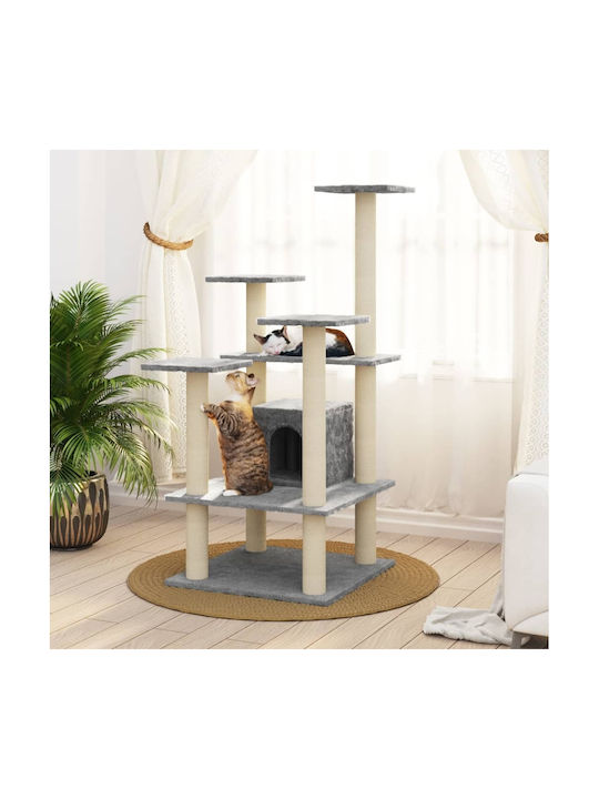 vidaXL Copaci pentru pisici Gri 60x60x110cm