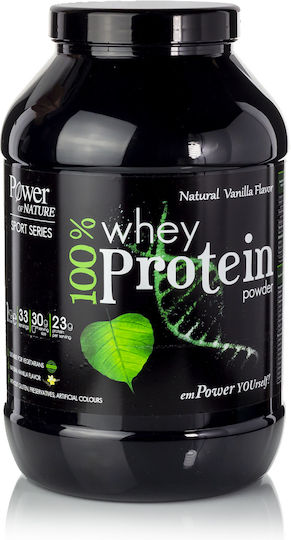 Power Of Nature Sport Series 100% Whey Protein Proteină din Zer cu Aromă de Vanilie 1kg