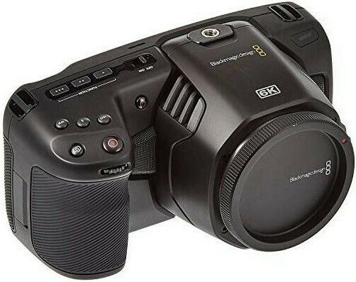 Blackmagic Design Cameră Video Pocket Cinema Full HD (1080p) @ 30fps Stocare pe Card de Memorie cu Ecran Tactil 5" și HDMI BM-CINECAMPOCHDEF6K