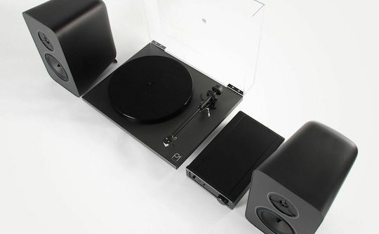 Rega System One Πικάπ με Ενσωματωμένα Ηχεία Μαύρο
