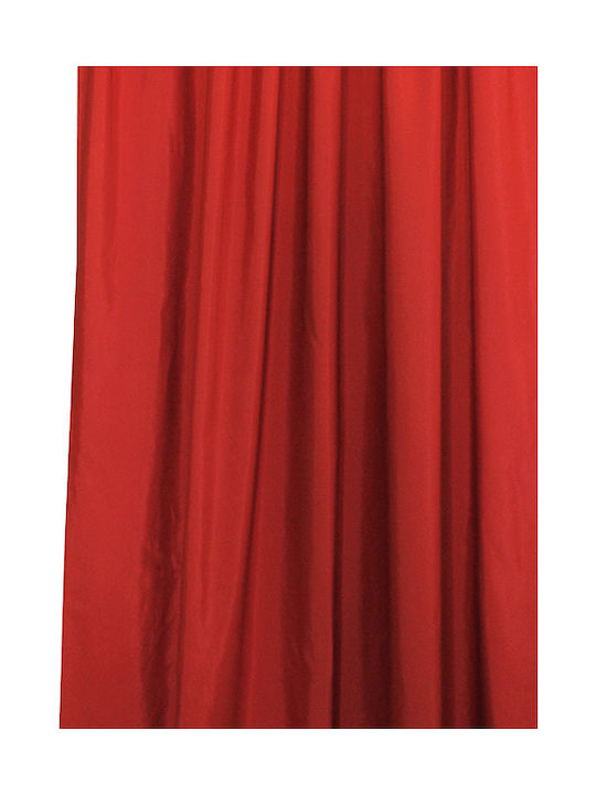 Decocraft Curtain with Grommet Basic Red 140x260cm