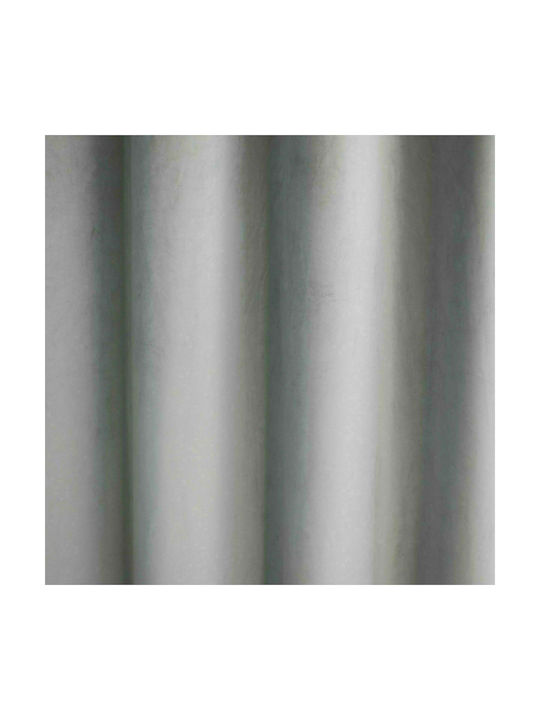 Decocraft Velour Pencil Pleat Curtain Gray 145x240cm