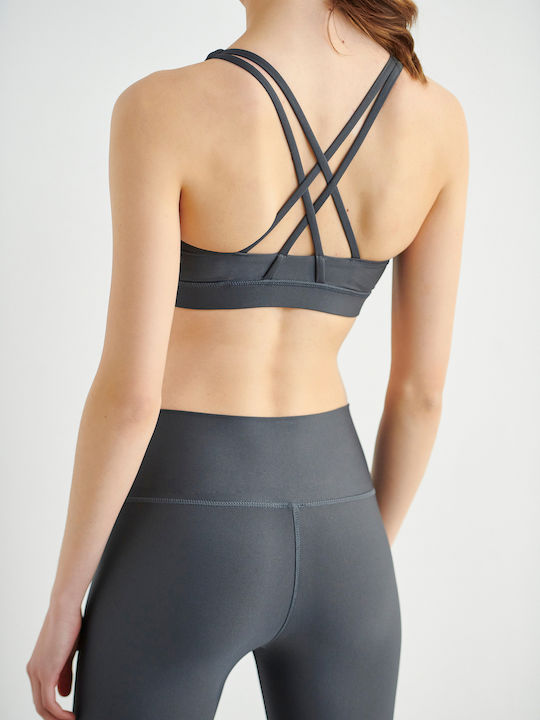 SugarFree Femei Atletic Sutien sport Anthracite