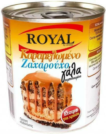 Royal Zuckerhaltiges Karamellisierte Milch Milch 395gr