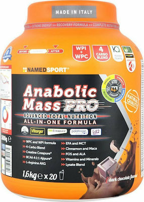 NamedSport Anabolic Mass Pro cu Aromă de Ciocolată neagră 1.6kg