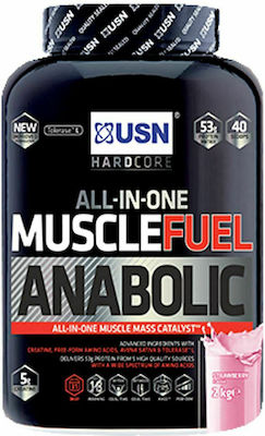 USN Muscle Fuel Anabolic cu Aromă de Căpșuni 2kg