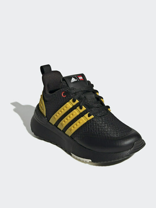 Racer TR Детски спортни обувки Running с Връзки Черно Core / Eqt Жълто / Червено