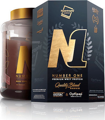 Hypertrophy Nutrition Number One Isolac & Optipep Πρωτεΐνη Ορού Γάλακτος Χωρίς Γλουτένη με Γεύση Βανίλια 2kg