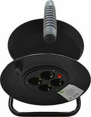 Geyer Waterproof Extension Reel Cord 3 x 1.5mm²/25m Black