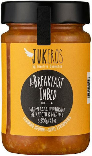 Jukeros Μαρμελάδα Πορτοκάλι, Καρότο & Μύρτιλα 250gr