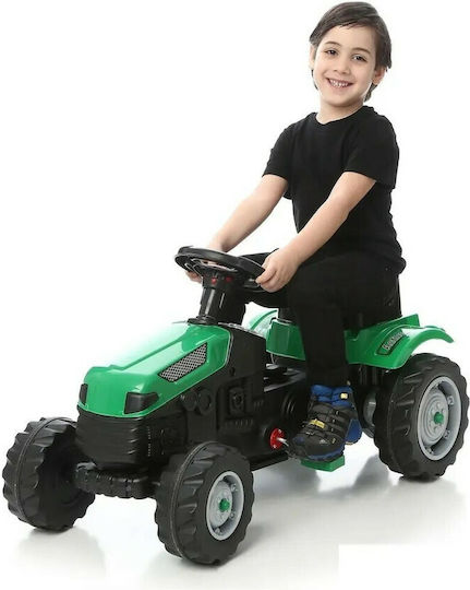 Tractor pentru copii Active Pedal De la picior la podea cu Pedale Verde