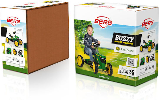 Kids Foot-to-Floor Ride On Tractor with Pedal Buzzy John Deere Green