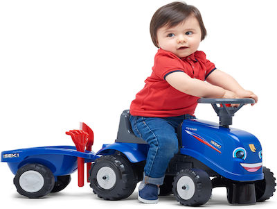 Παιδικό Τρακτέρ Iseki Ποδοκίνητο με Καρότσα Μπλε