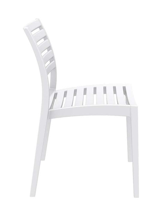 Outdoor-Stuhl Polypropylen Ares White 48x58x82εκ.