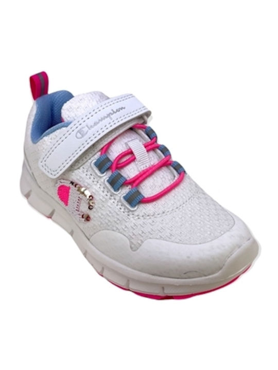 Champion Αthletische Kinderschuhe Laufen Flippy G Weiß