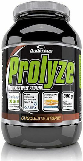 Anderson Prolyze Hydrolysed Whey Πρωτεΐνη Ορού Γάλακτος με Γεύση Σοκολάτα 800gr