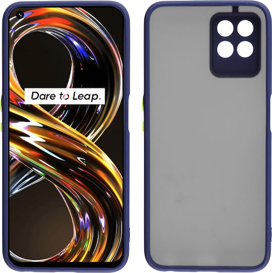 Lime Hardshell Camera Guard Back Cover Πλαστικό Μπλε (Realme 8i)