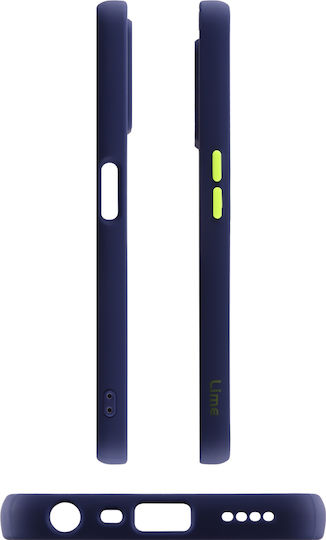 Lime Hardshell Camera Guard Back Cover Πλαστικό Μπλε (Realme 8i)