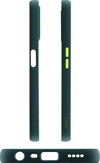 Lime Hardshell Camera Guard Back Cover Plastic Verde (Realme 8i)