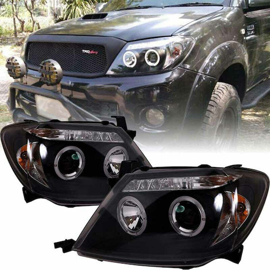 Sonar Front Lights Angel Eyes Led for Toyota Hilux 2005-2011 2pcs