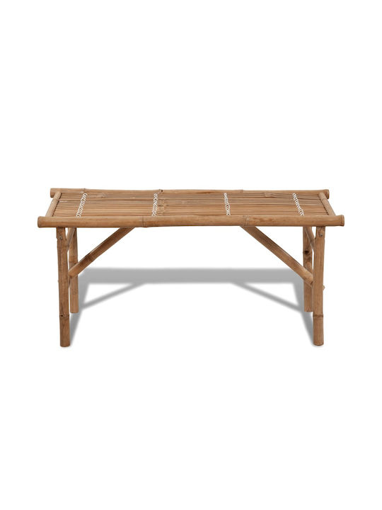 Bench Outdoor Bamboo 118x38x45cm Bench Outdoor Bamboo 118x38x45cm