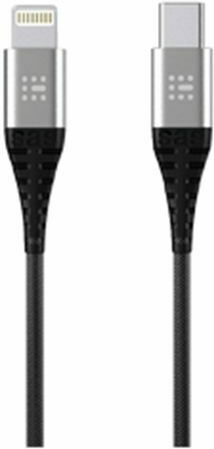 SAS Geflochten USB-C zu Lightning Kabel Gray 1.2m (100-16-020)