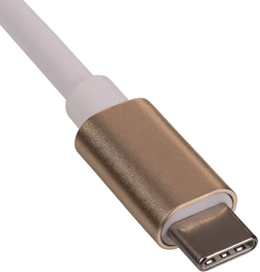 Akyga Конвертор USB-C мъжки към DisplayPort женски Златист 1бр AK-AD-56