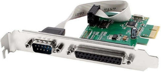 Gembird Κάρτα PCI σε 2 θύρες DB25 Parallel / RS232 DB9 Serial