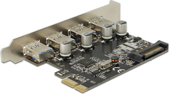 DeLock Κарта PCIe в 4 порта USB 3.0