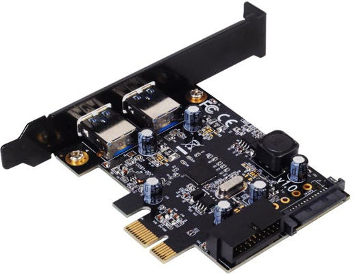 Silverstone Κάρτα PCIe σε 3 θύρες USB 3.0