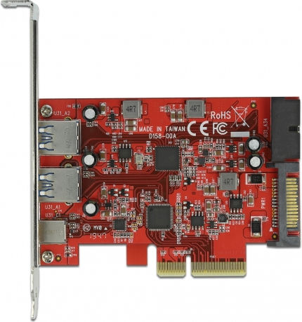 DeLock Карта PCIe с 3 USB 3.2 порта