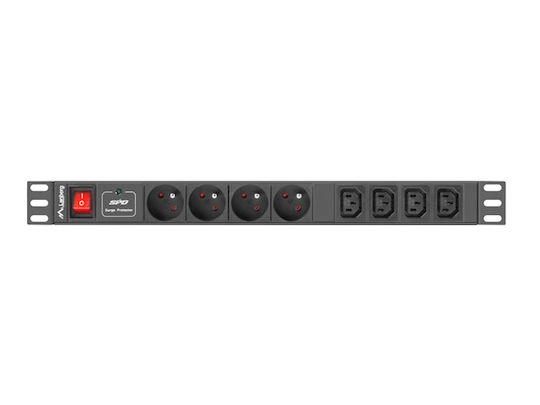 Lanberg Rack Power Strip PDU-04E04I-0200-IEC-BK 1pcs