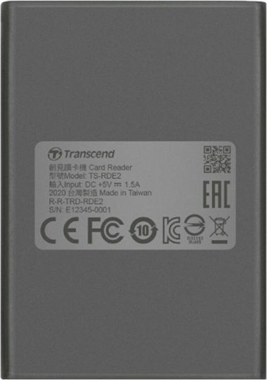 Transcend RDE2 Card Reader USB 3.2 for CFexpress Gray