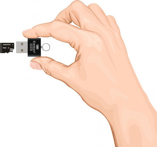 Earldom Кард Рийдър USB 2.0 за микро SD Бял
