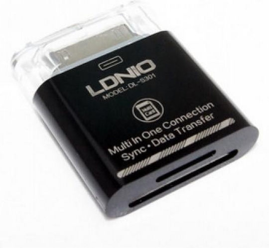 Ldnio Cititor Card DL-P301 Apple 30-pini pentru Card SD/microSD