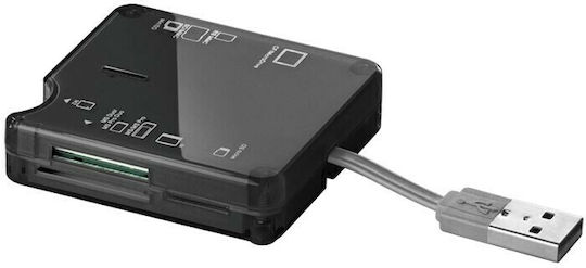 Goobay Card Reader USB 2.0 για SD/microSD/MemoryStick/CompactFlash/xD