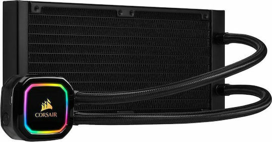 Corsair iCUE H100i RGB PRO XT Υδρόψυξη Επεξεργαστή Διπλού Ανεμιστήρα 120mm για Socket AM4/1200/115x