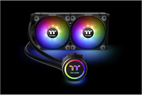 Thermaltake Water 3.0 240 ARGB Sync Υδρόψυξη AIO CPU με 2 Ανεμιστήρες 120mm