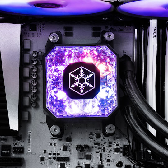 Silverstone IceGem 360 ARGB AIO CPU Liquid Cooling with 3 Fans 120mm