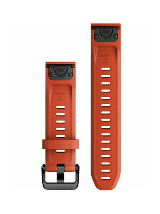 Garmin Strap Flame Red (Fenix 5S/5S Plus/6S/6S Pro/7S/7S Pro/8 (43mm))