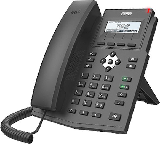 Fanvil X1SP Wired IP Phone with 2 Lines Black