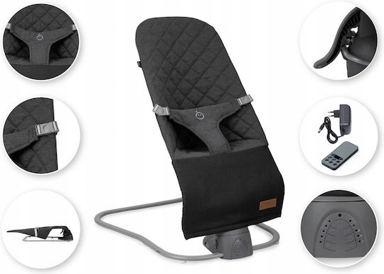Momi Electric Relax pentru Bebeluși Bess cu Vibrații Gri pentru Copil până la 9kg