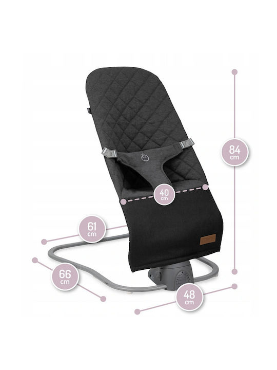 Momi Ηλεκτρικό Relax Μωρού Bess με Δόνηση Gray για Παιδί έως 9kg