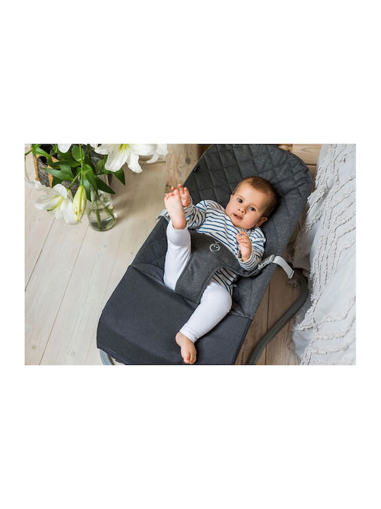 Momi Ηλεκτρικό Relax Μωρού Bess με Δόνηση Gray για Παιδί έως 9kg