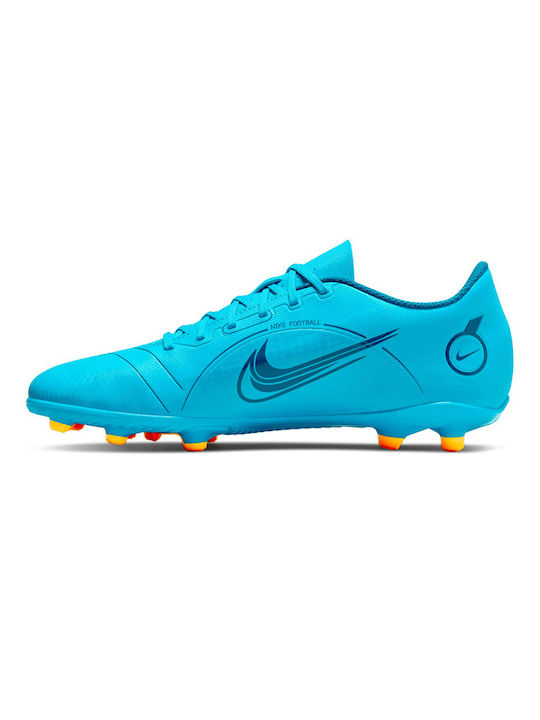 Nike Mercurial Vapor 14 Club MG Χαμηλά Ποδοσφαιρικά Παπούτσια με Τάπες Μπλε