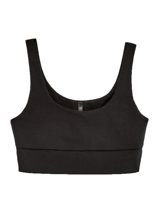 Top Black 1129390 Women's Sports Bra without Padding Black