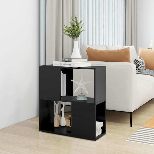Bibliotecă Neagră 60x24x63 cm